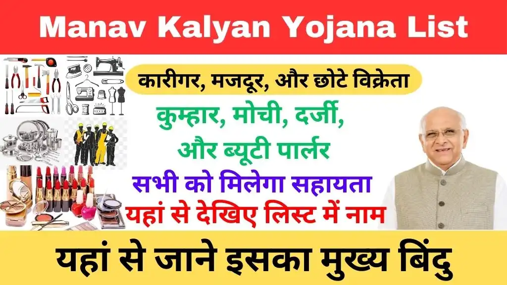 Manav Kalyan Yojana Documents List