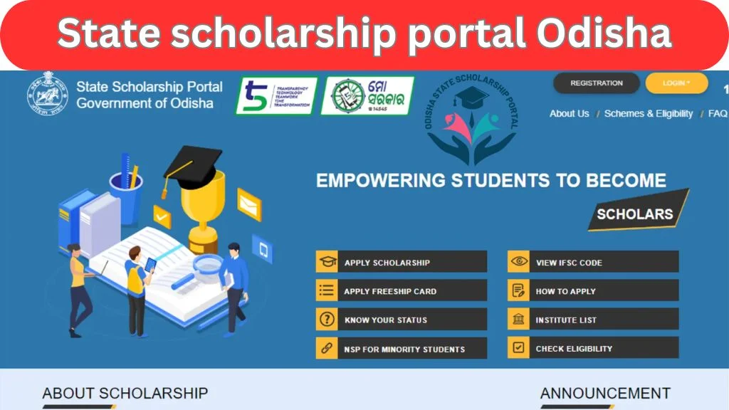 State scholarship portal Odisha