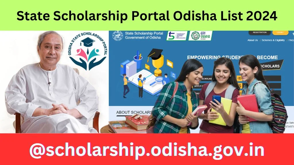 State Scholarship Portal Odisha List 2024